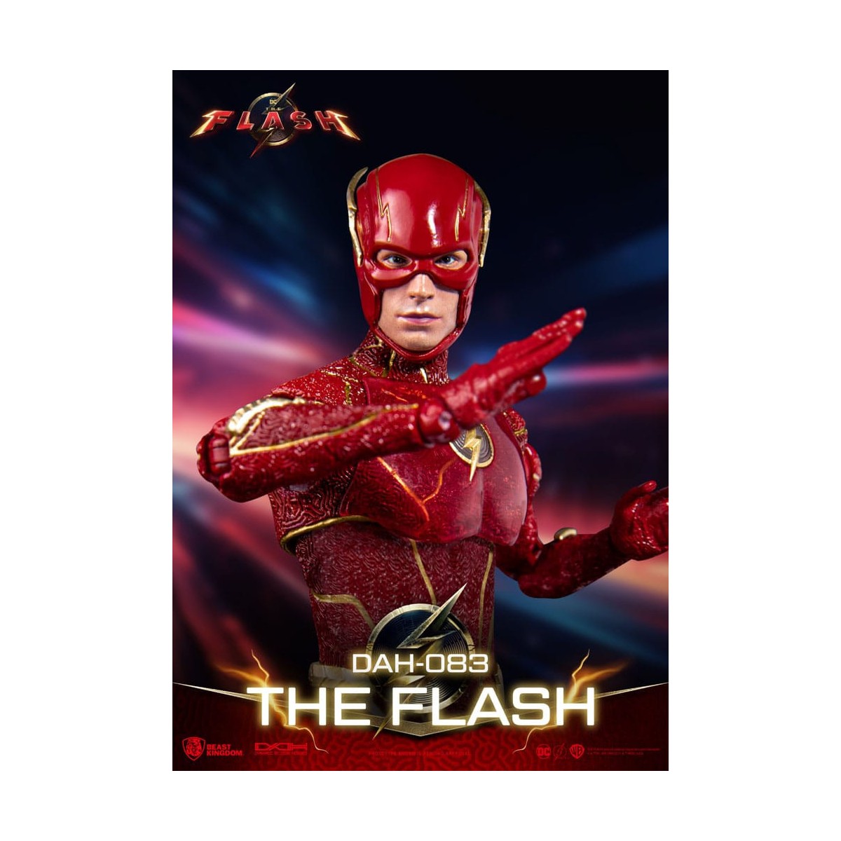 Beast Kingdom - The Flash Deluxe Version - The Flash Movie - figura de acción 1/9 Dynamic Action Heroes