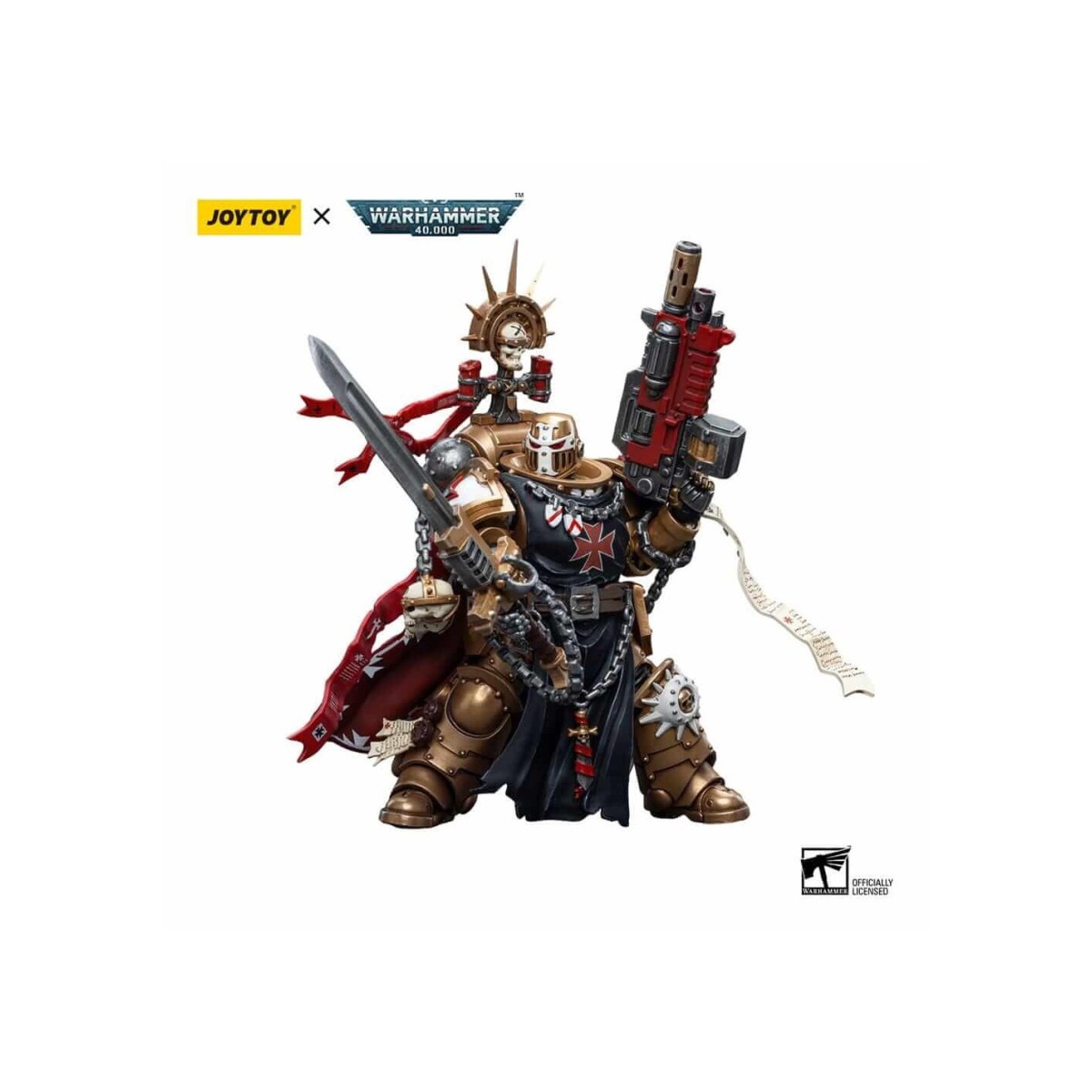 JoyToy Marines Espaciales - Templario Negro - Alto Mariscal Helbrecht 1/18 - Warhammer 40K