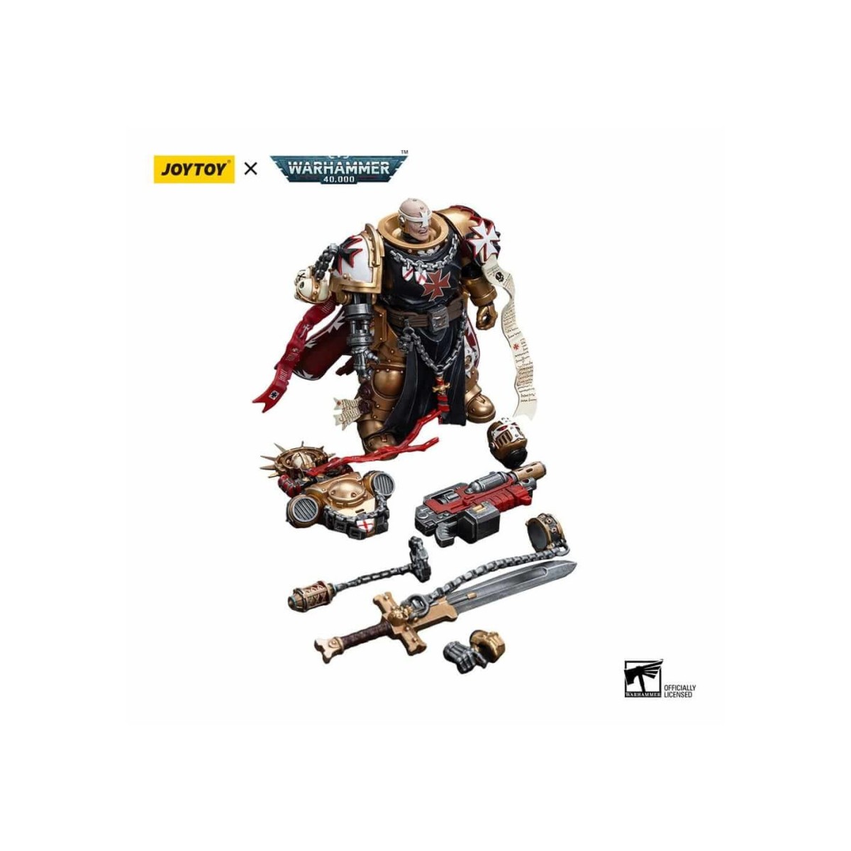 JoyToy Marines Espaciales - Templario Negro - Alto Mariscal Helbrecht 1/18 - Warhammer 40K