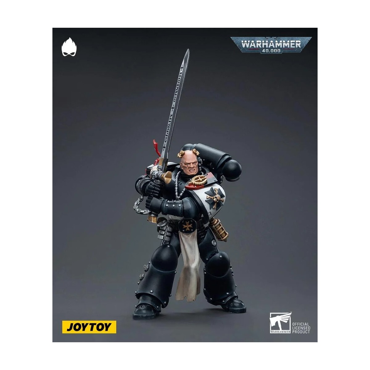 JoyToy Marines Espaciales - Templarios Negros - El Campeón del Emperador La Venganza de Bayard 1/18 - Warhammer 40K