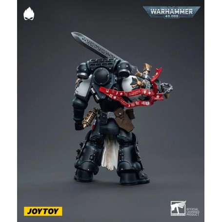 JoyToy Marines Espaciales - Templarios Negros - El Campeón del Emperador La Venganza de Bayard 1/18 - Warhammer 40K