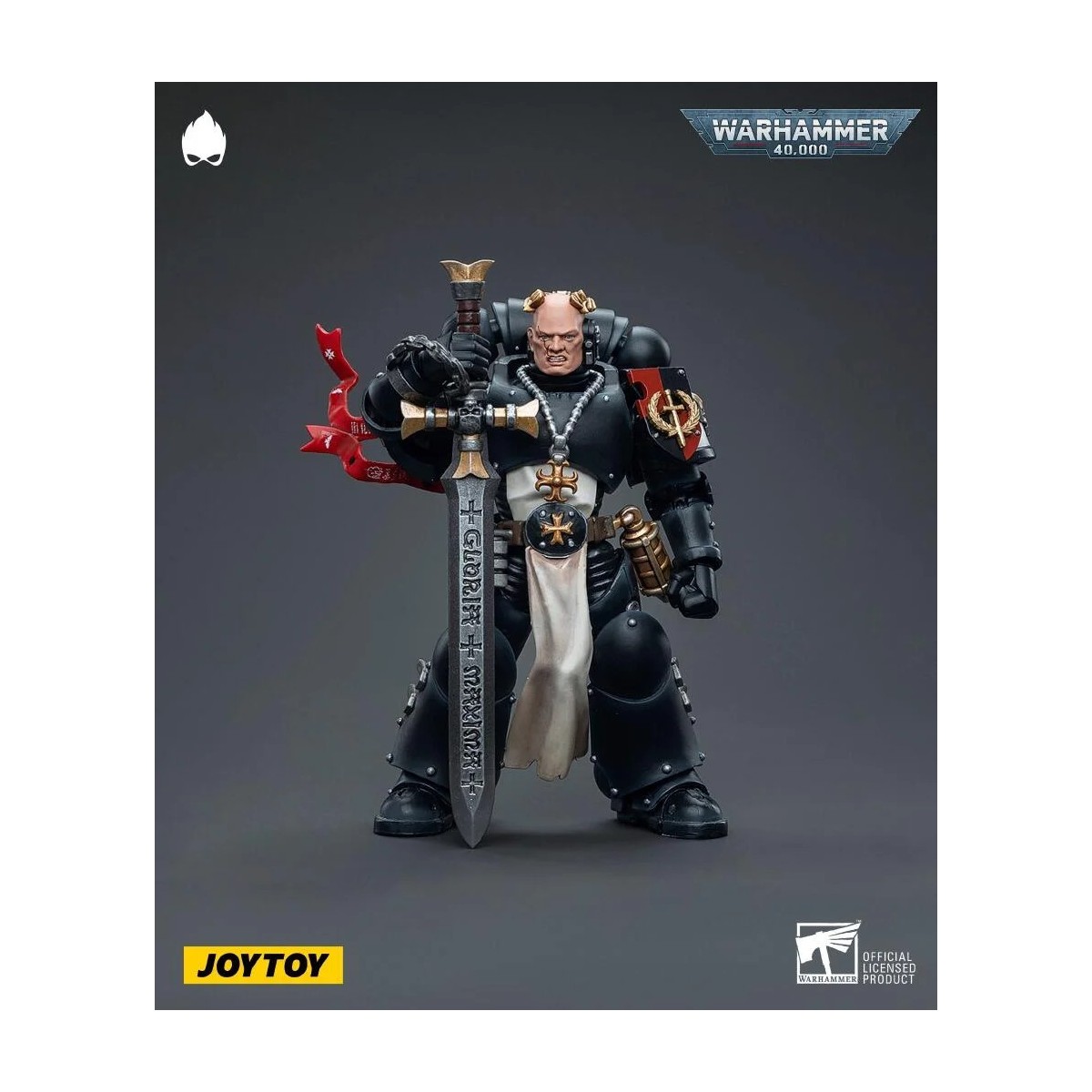 JoyToy Marines Espaciales - Templarios Negros - El Campeón del Emperador La Venganza de Bayard 1/18 - Warhammer 40K