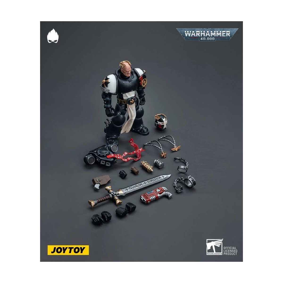 JoyToy Marines Espaciales - Templarios Negros - El Campeón del Emperador La Venganza de Bayard 1/18 - Warhammer 40K