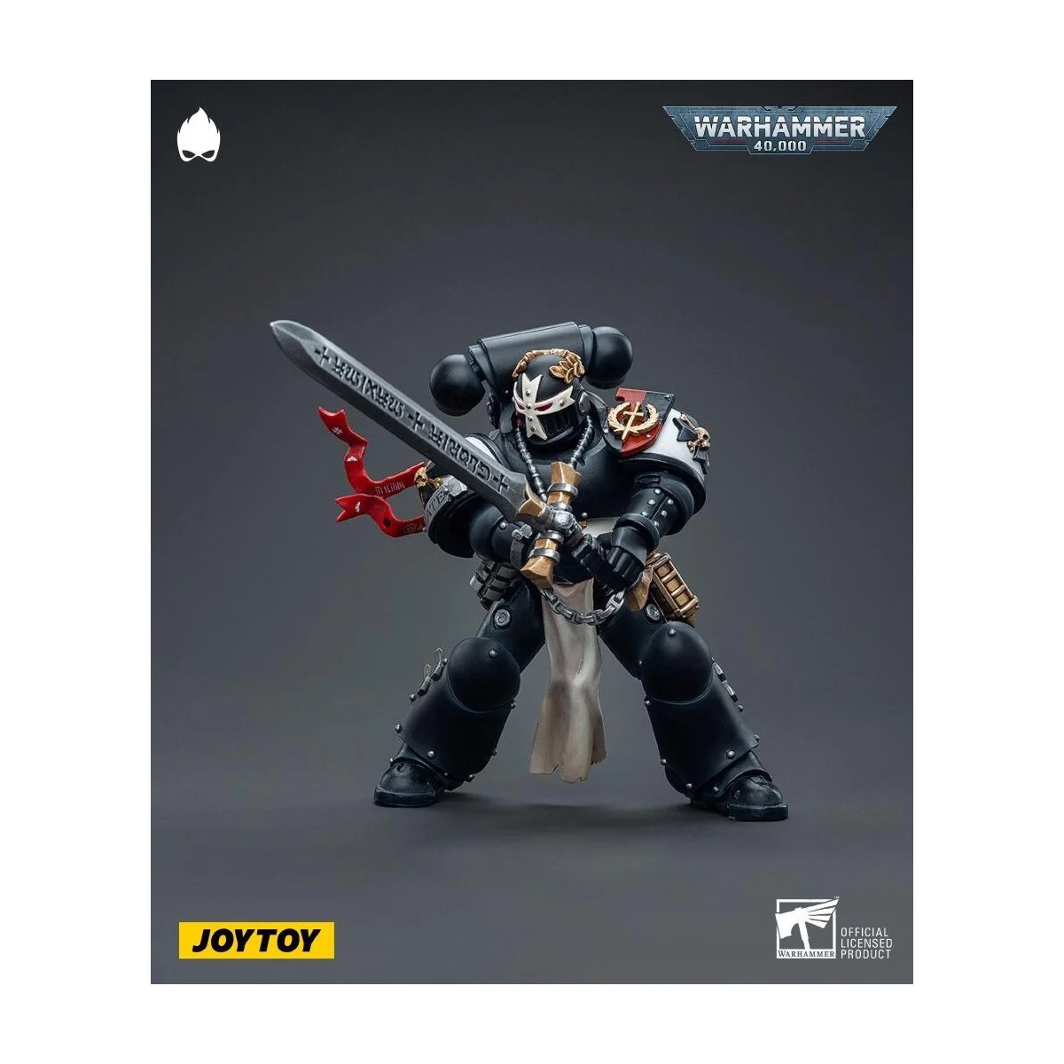 JoyToy Marines Espaciales - Templarios Negros - El Campeón del Emperador La Venganza de Bayard 1/18 - Warhammer 40K