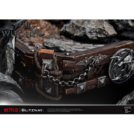 Blitzway - Estatua Geralt of Rivia 1/3 Escala Infinita - The Witcher 