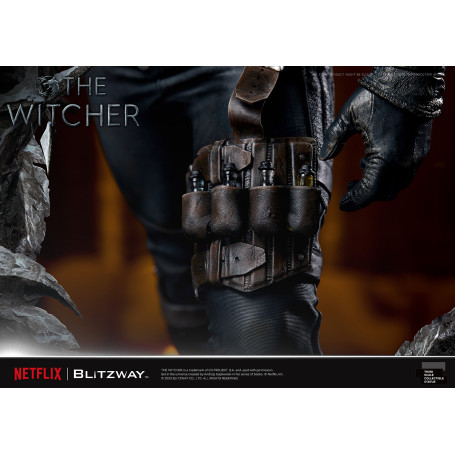 Blitzway - Estatua Geralt of Rivia 1/3 Escala Infinita - The Witcher 