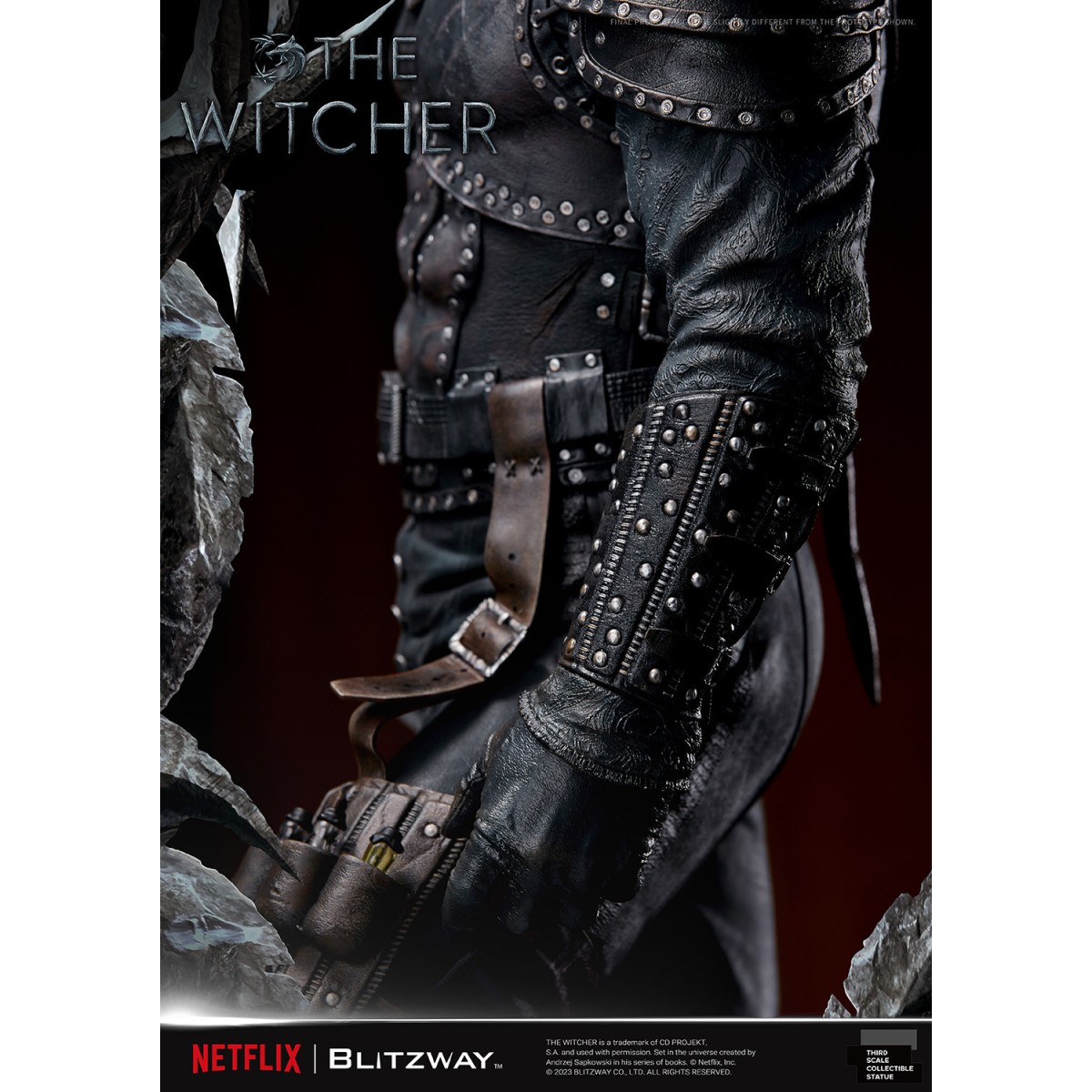 Blitzway - Estatua Geralt of Rivia 1/3 Escala Infinita - The Witcher 