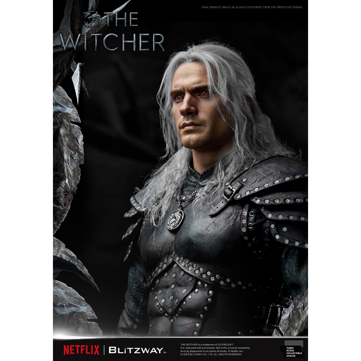 Blitzway - Estatua Geralt of Rivia 1/3 Escala Infinita - The Witcher 