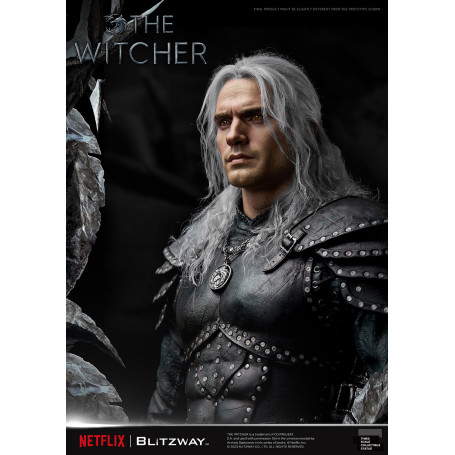 Blitzway - Estatua Geralt of Rivia 1/3 Escala Infinita - The Witcher 