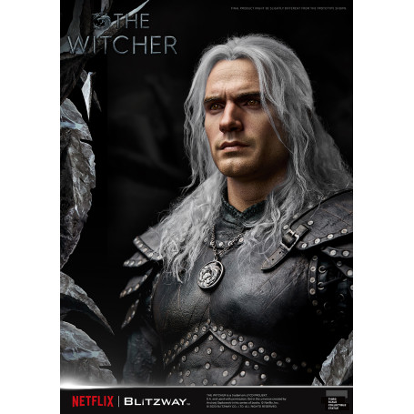 Blitzway - Estatua Geralt of Rivia 1/3 Escala Infinita - The Witcher 
