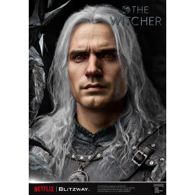 Blitzway - Estatua Geralt of Rivia 1/3 Escala Infinita - The Witcher 