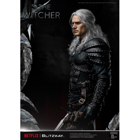 Blitzway - Estatua Geralt of Rivia 1/3 Escala Infinita - The Witcher 