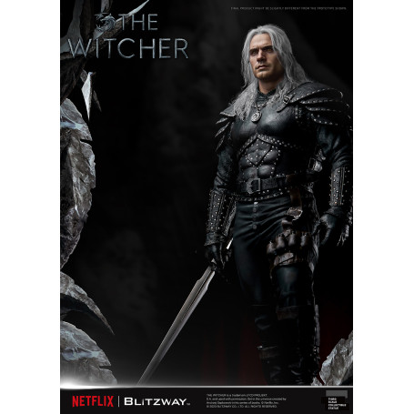 Blitzway - Estatua Geralt of Rivia 1/3 Escala Infinita - The Witcher 