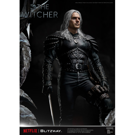 Blitzway - Estatua Geralt of Rivia 1/3 Escala Infinita - The Witcher 