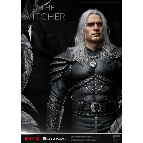 Blitzway - Estatua Geralt of Rivia 1/3 Escala Infinita - The Witcher 