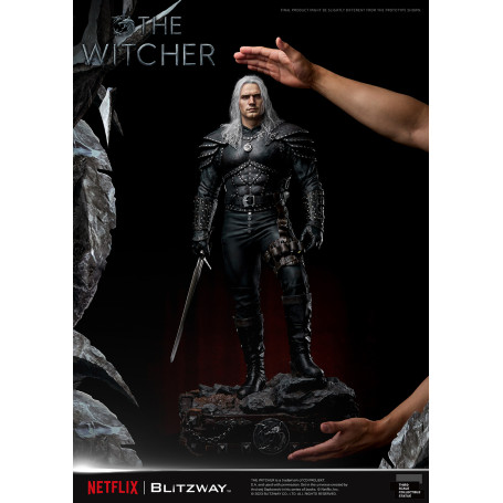 Blitzway - Estatua Geralt of Rivia 1/3 Escala Infinita - The Witcher 