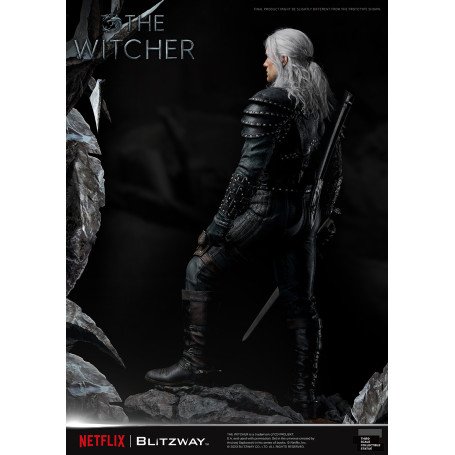 Blitzway - Estatua Geralt of Rivia 1/3 Escala Infinita - The Witcher 