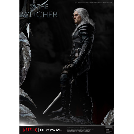 Blitzway - Estatua Geralt of Rivia 1/3 Escala Infinita - The Witcher 