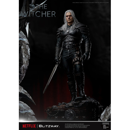 Blitzway - Estatua Geralt of Rivia 1/3 Escala Infinita - The Witcher 
