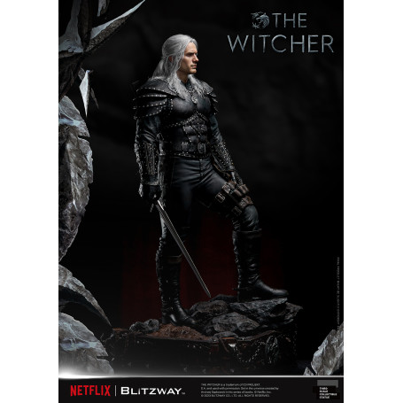 Blitzway - Estatua Geralt of Rivia 1/3 Escala Infinita - The Witcher 