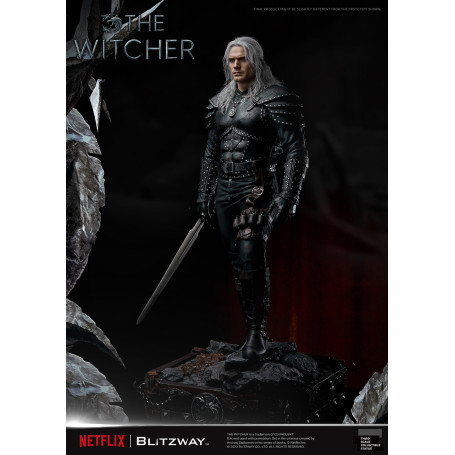 Blitzway - Estatua Geralt of Rivia 1/3 Escala Infinita - The Witcher 