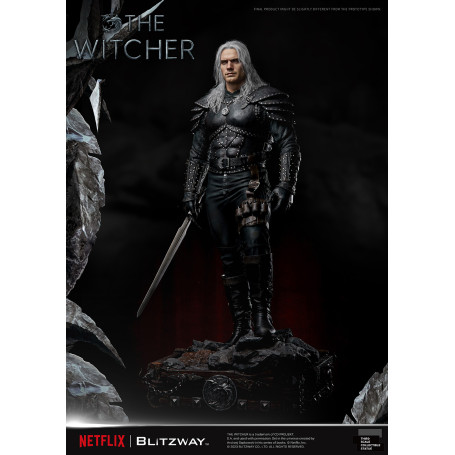 Blitzway - Estatua Geralt of Rivia 1/3 Escala Infinita - The Witcher 