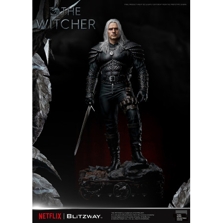 Blitzway - Estatua Geralt of Rivia 1/3 Escala Infinita - The Witcher 