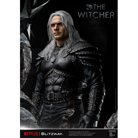Blitzway - Estatua Geralt of Rivia 1/3 Escala Infinita - The Witcher 
