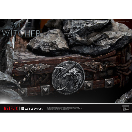 Blitzway - Estatua Geralt of Rivia 1/3 Escala Infinita - The Witcher 