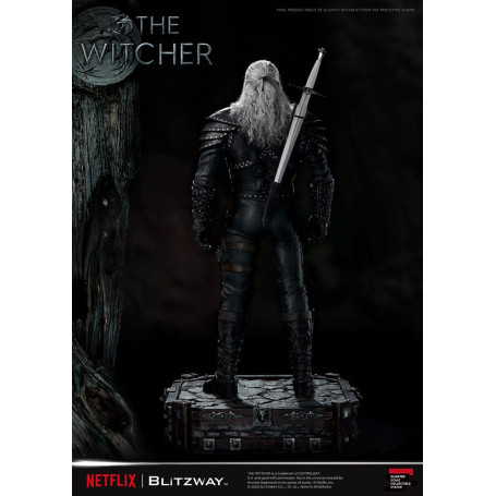 Blitzway - Estatua Geralt of Rivia 1/4 Escala Superior - The Witcher