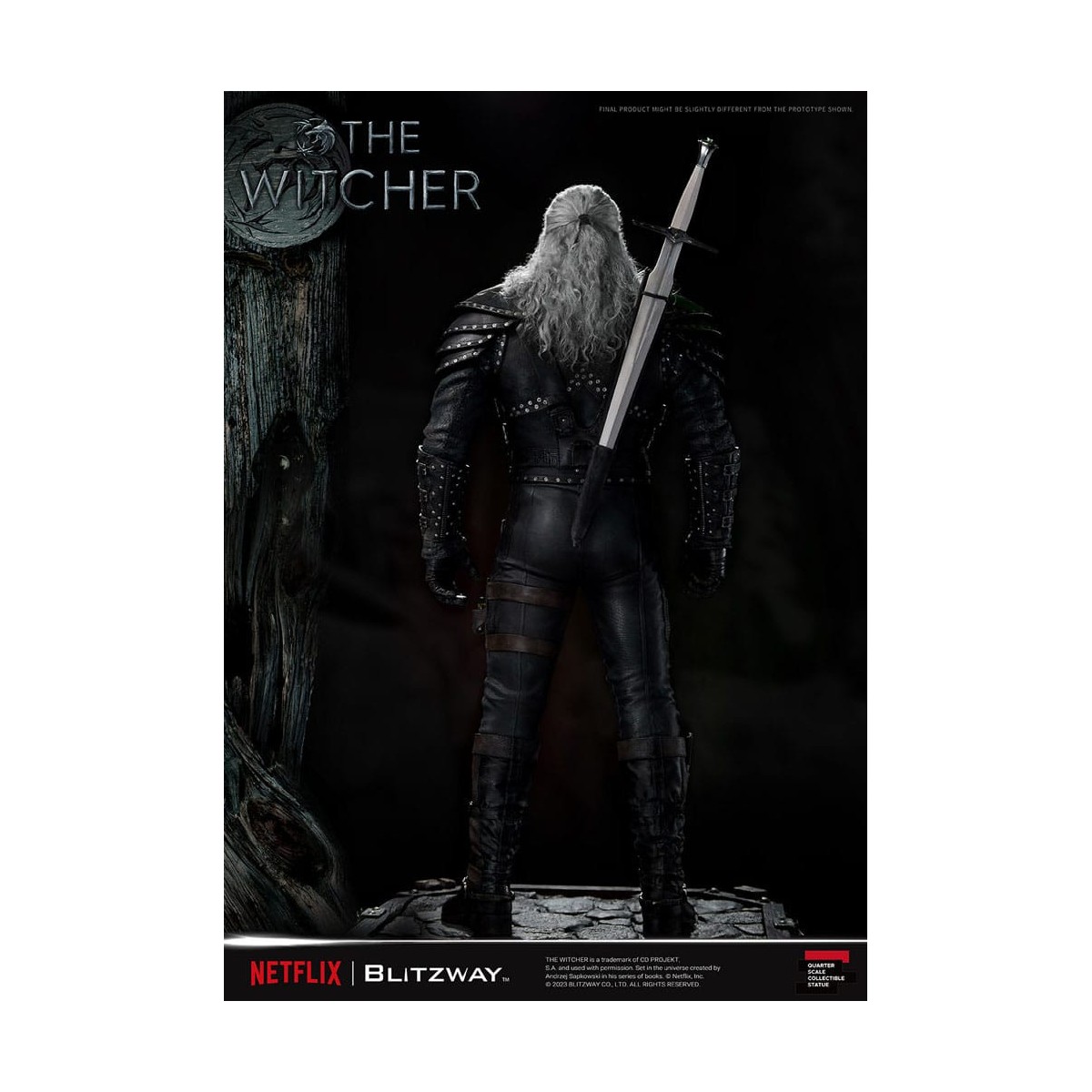 Blitzway - Estatua Geralt of Rivia 1/4 Escala Superior - The Witcher