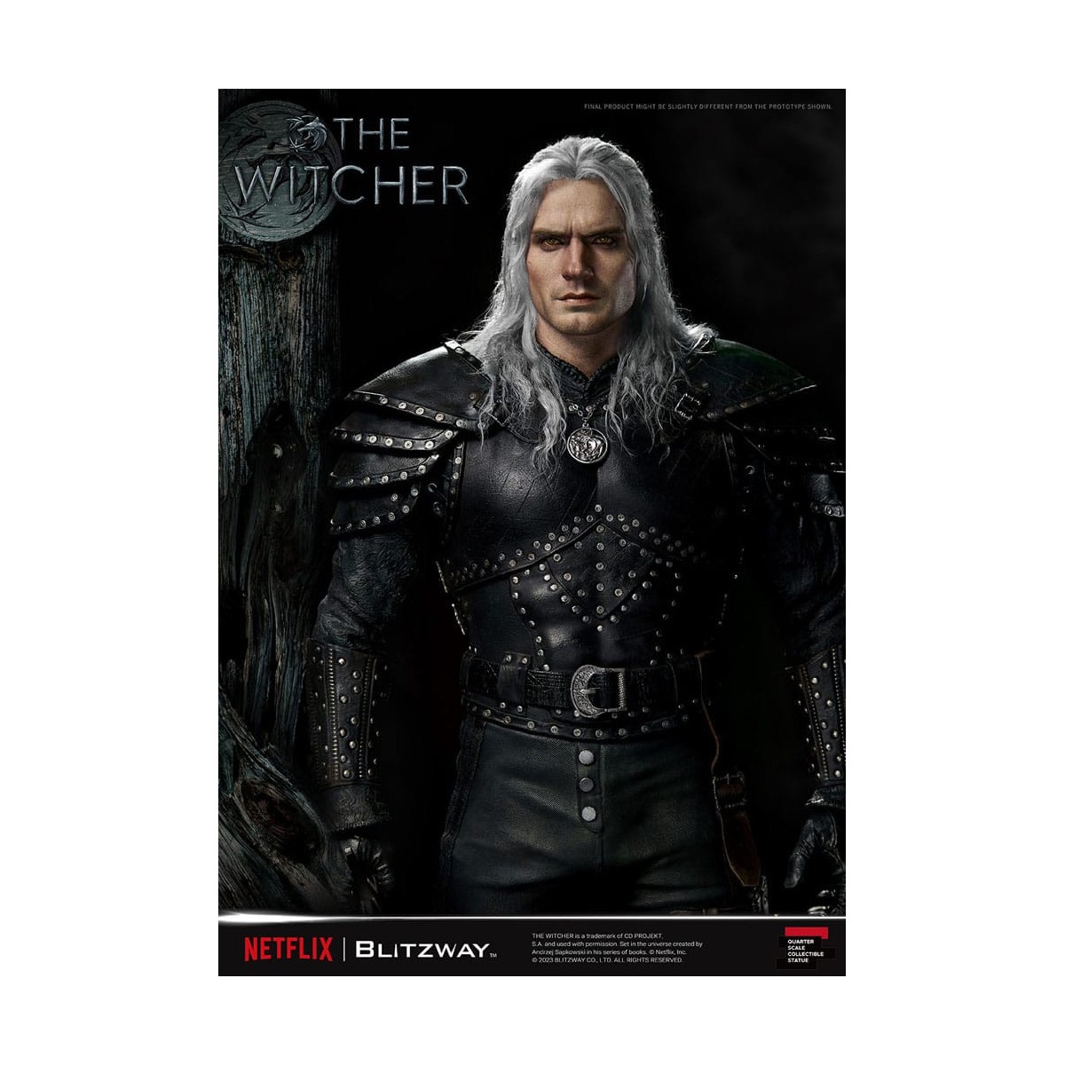 Blitzway - Estatua Geralt of Rivia 1/4 Escala Superior - The Witcher