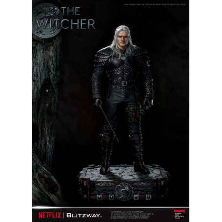 Blitzway - Estatua Geralt of Rivia 1/4 Escala Superior - The Witcher