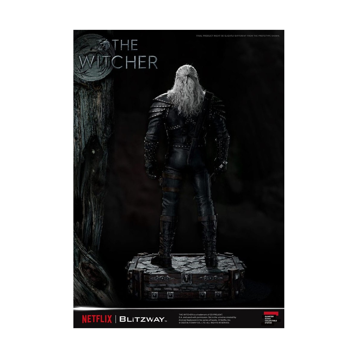 Blitzway - Estatua Geralt of Rivia 1/4 Escala Superior - The Witcher