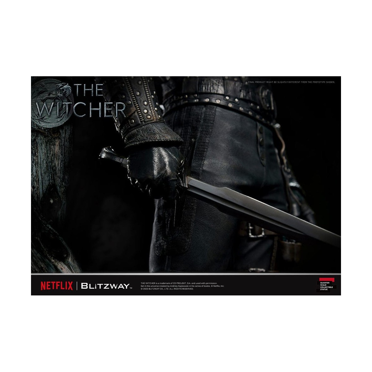 Blitzway - Estatua Geralt of Rivia 1/4 Escala Superior - The Witcher