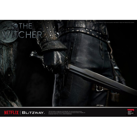 Blitzway - Estatua Geralt of Rivia 1/4 Escala Superior - The Witcher