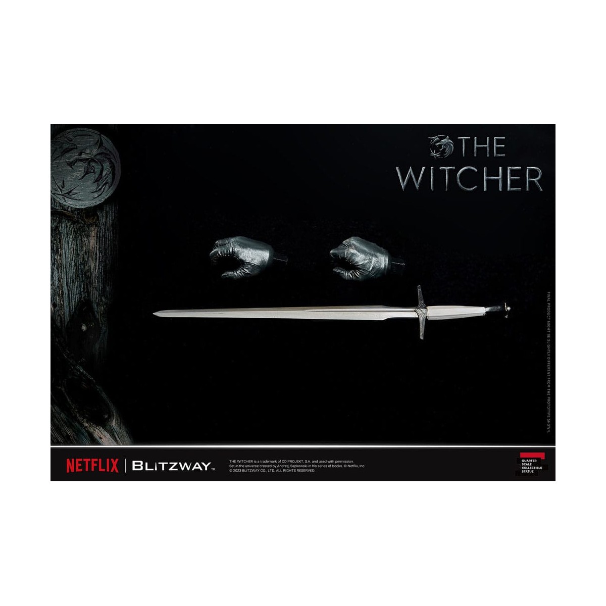 Blitzway - Estatua Geralt of Rivia 1/4 Escala Superior - The Witcher