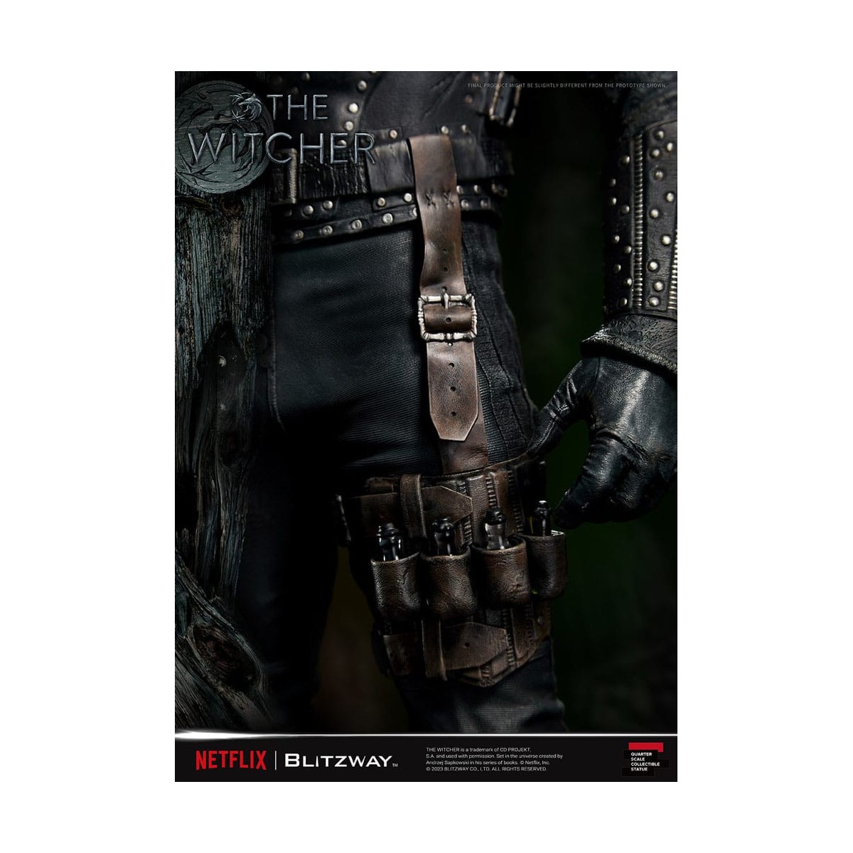 Blitzway - Estatua Geralt of Rivia 1/4 Escala Superior - The Witcher