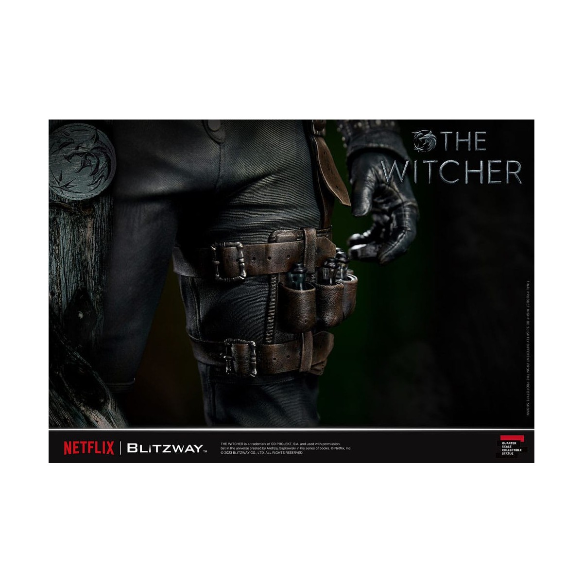 Blitzway - Estatua Geralt of Rivia 1/4 Escala Superior - The Witcher