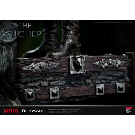 Blitzway - Estatua Geralt of Rivia 1/4 Escala Superior - The Witcher