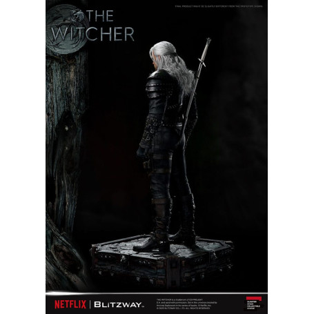 Blitzway - Estatua Geralt of Rivia 1/4 Escala Superior - The Witcher
