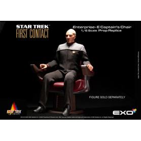 EXO-6 - Star Trek: Primer Contacto - Silla del Capitán Réplica de atrezo a escala 1:6