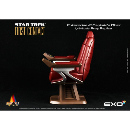 EXO-6 - Star Trek: Primer Contacto - Silla del Capitán Réplica de atrezo a escala 1:6