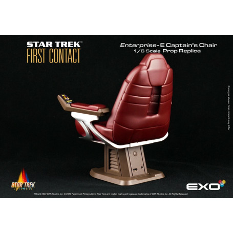 EXO-6 - Star Trek: Primer Contacto - Silla del Capitán Réplica de atrezo a escala 1:6