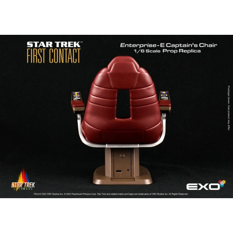 EXO-6 - Star Trek: Primer Contacto - Silla del Capitán Réplica de atrezo a escala 1:6