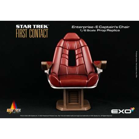 EXO-6 - Star Trek: Primer Contacto - Silla del Capitán Réplica de atrezo a escala 1:6