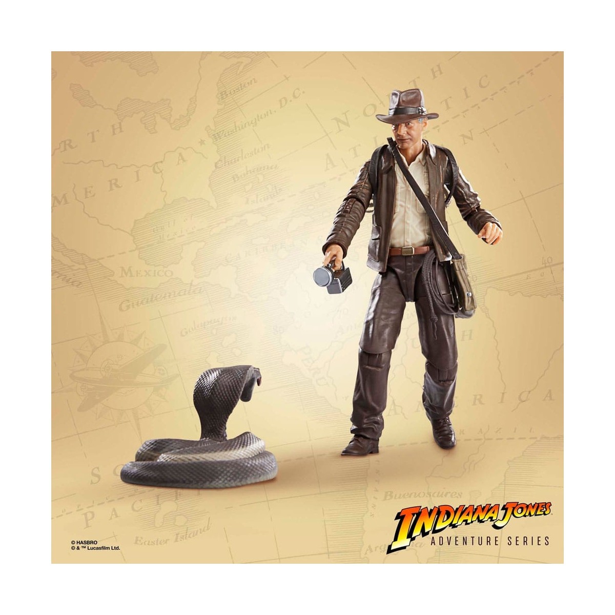 Hasbro - Indiana Jones - Indiana Jones Adventure Series: Indiana Jones y el dial del destino 1/12