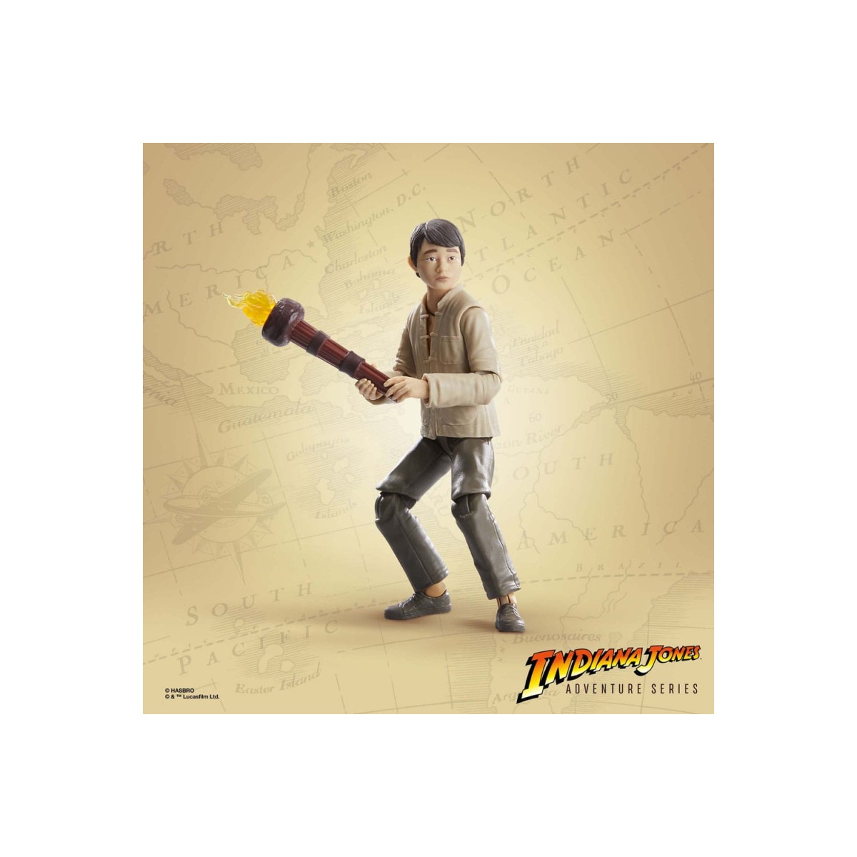 Hasbro - Half Moon - Short Round - Indiana Jones Adventure Series: Temple of Doom 1/12