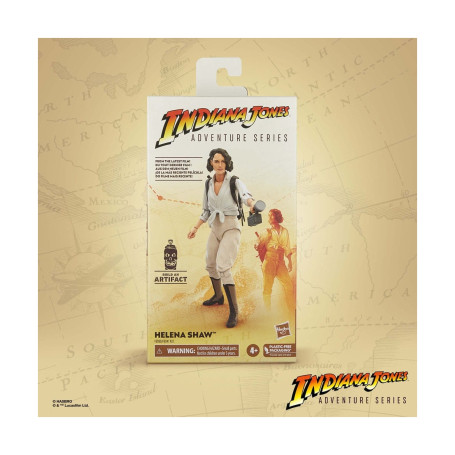 Hasbro - Helena Shaw - Indiana Jones Adventure Series: Indiana Jones y el dial del destino 1/12