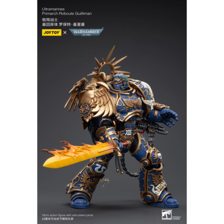 JoyToy - Marines Espaciales - Ultramarines - Primarca Roboute Guilliman 1/18 - Warhammer 40K